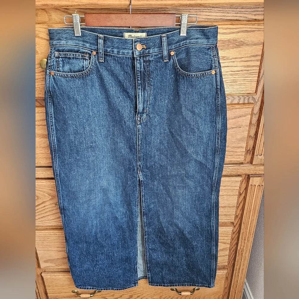 Madewell Indigo Denim Skirt - Picture 1 of 3